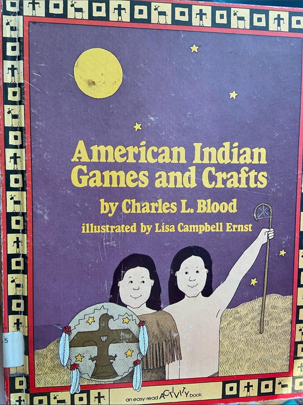 Vintage 70s 1970s Native American Indian Games Crafts Craft book Indians Tribal